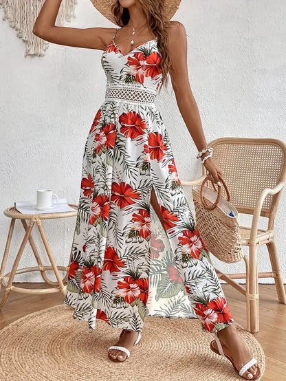 Floral Spaghetti Strap Dress